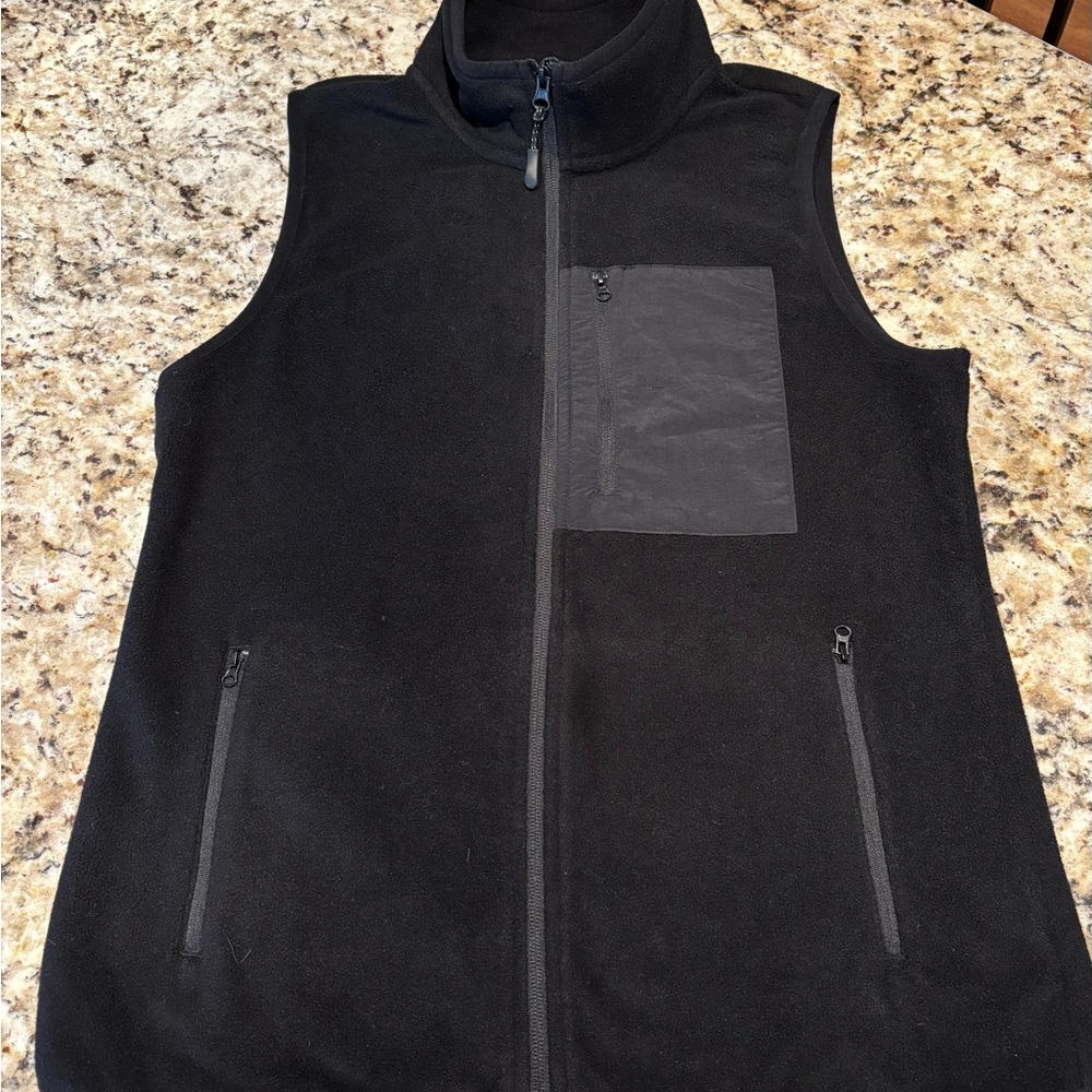 Telluride Men's Black Fleece Vest